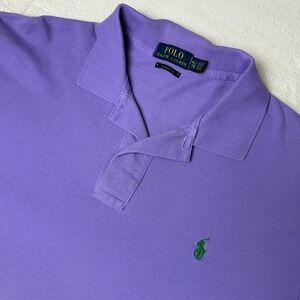 Polo Ralph Lauren Mens XL Purple Short Sleeve Golf Polo Shirt Classic Fit